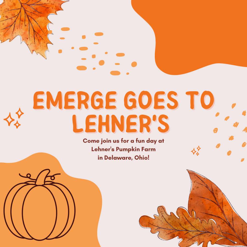 The Emerge, Young Adult Group will be taking a trip to Lehner's Pumpkin farm in Delaware, Ohio on Saturday, October 14! We will plan to meet and carpool to the pumpkin farm!
