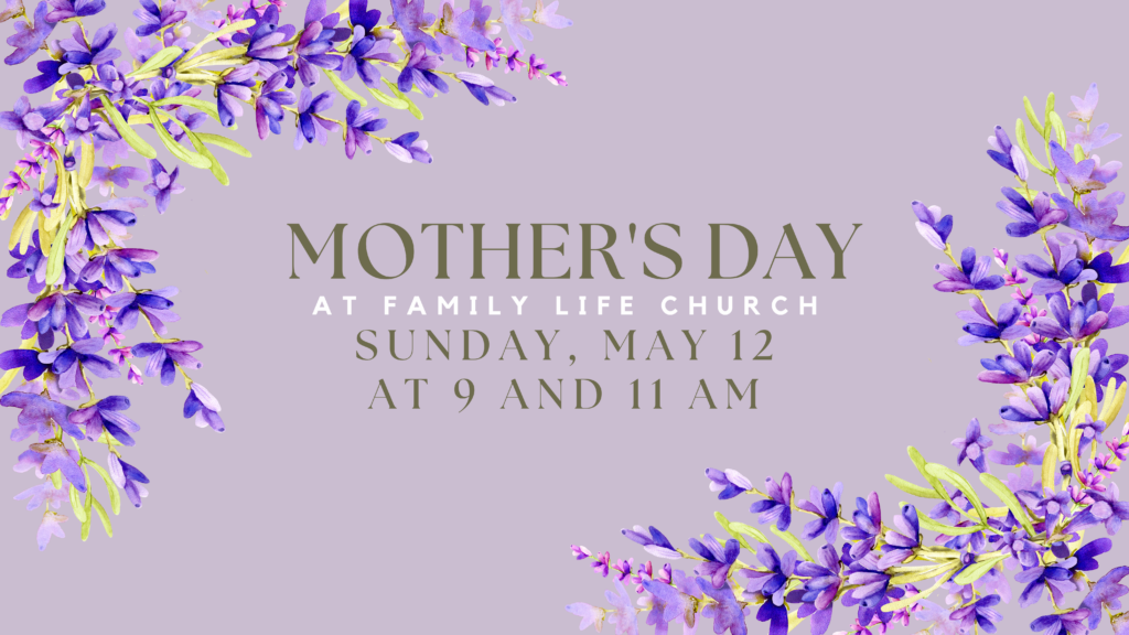 Come join us for our Mother's Day services on Sunday, May 12th at 9 and 11 a.m. as we welcome Debbii  McAlister, guest speaker.  We'll be honoring our moms for all the ways they nurture and take care of us with some fun giveaways and gifts.  Bring your mom along and enjoy some time together as we worship and hear The Word.  See you there!