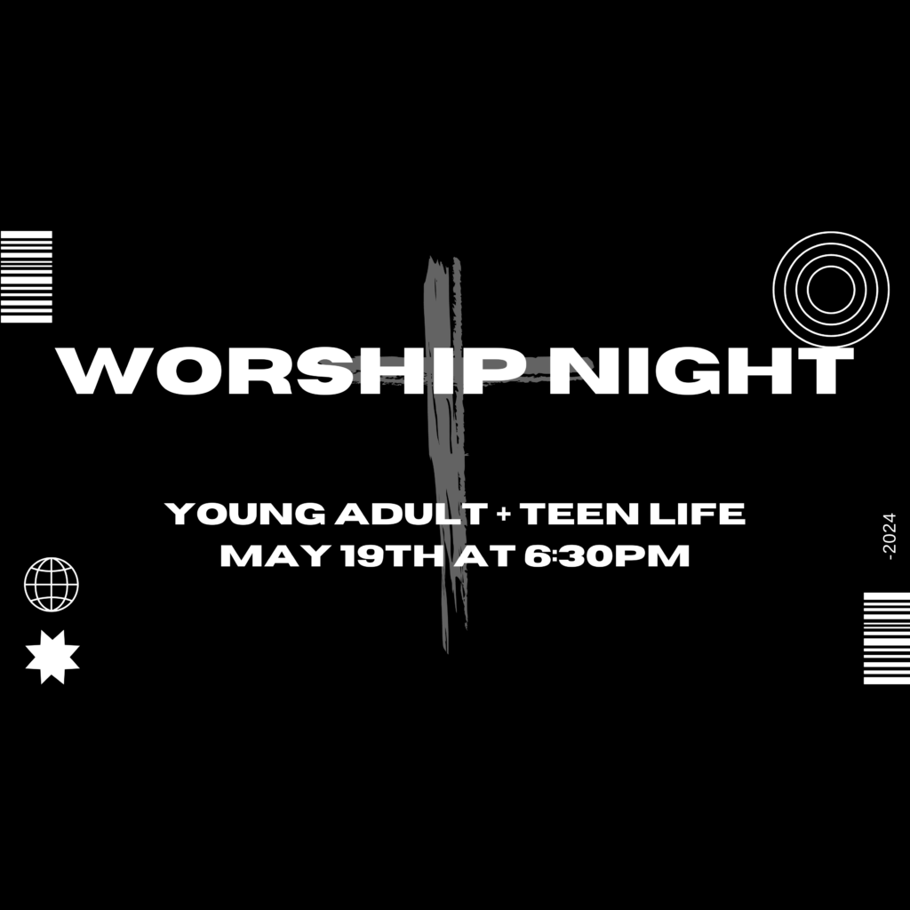 All Teens and Young Adults age 18 to 25 years old are invited to a special night of worship, prayer and community on Sunday, May 19th, at 6:30 P.M.  Please bring your friends - we'd love to meet and welcome them to FLC!  See you on the 19th!